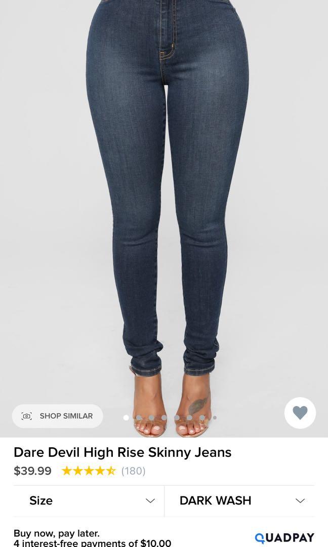 fashion nova jeans size 3