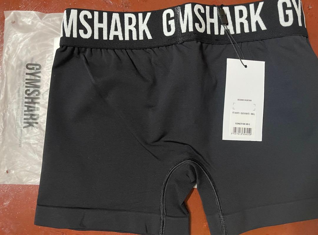 BRAND NEW Gymshark Fit Seamless Shorts - Black/White