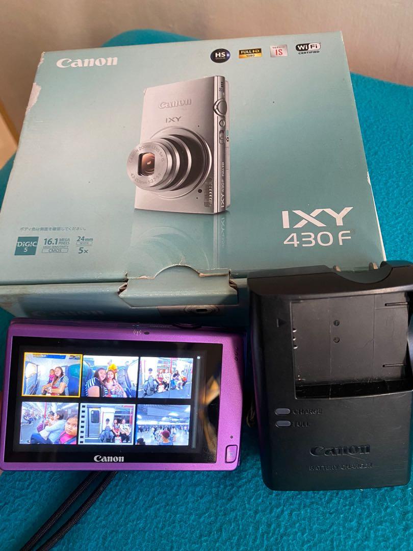 Canon Digital Camera Ixy 430F Purple 16 Million Pixels 5X Optical ...