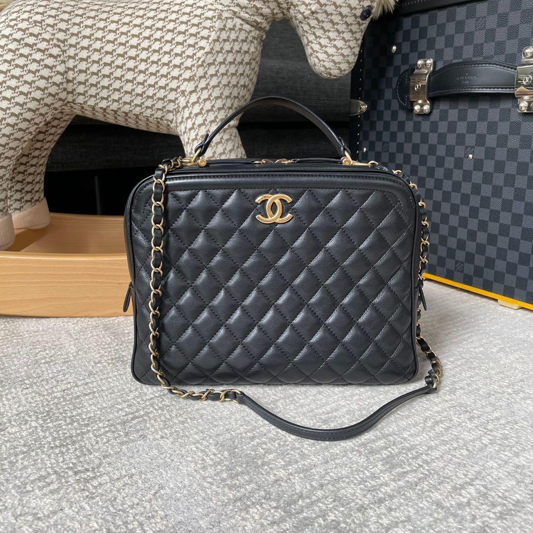 Chanel top handle, Luxury, Bags & Wallets on Carousell
