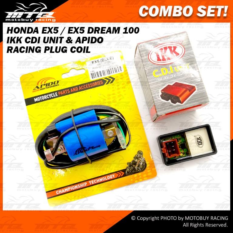 COMBO SET HONDA EX5 EX5 DREAM 100 IKK CDI UNIT AND APIDO RACING