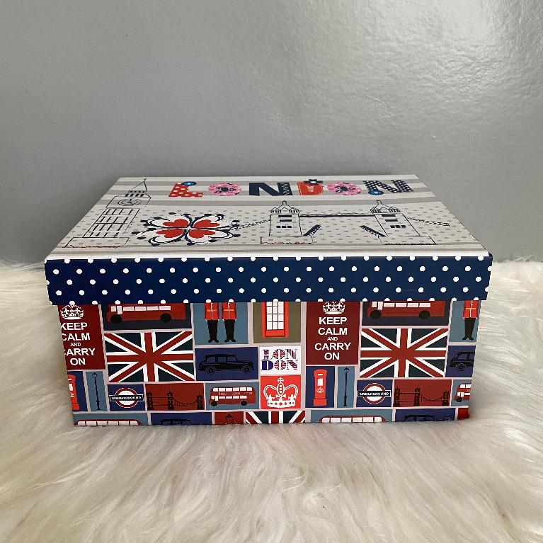 Daiso Japan London Storage Box (Category: Storage Boxes & Baskets) located in Consolacion. Submitted by posh_avenue_home (Listing ID 1081633369, Image 3). Description: New. Set of 5 boxes. Box 1: 10" x 4.75" x 7" Box 2: 9" x 4.25" x 6" Box 3: 8" x 4" x 5.5" Box 4: 7" x 3.5" x 4.75" Box 5: 6" x 3" x 4" .