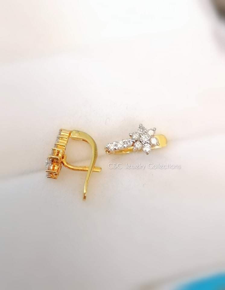 Diamond Rositas Clip Type Earrings