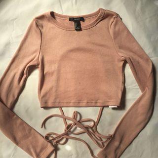 f21 backless top
