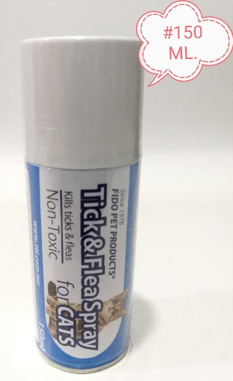 FIDO Tick and Flea Spray for Cats 150ml