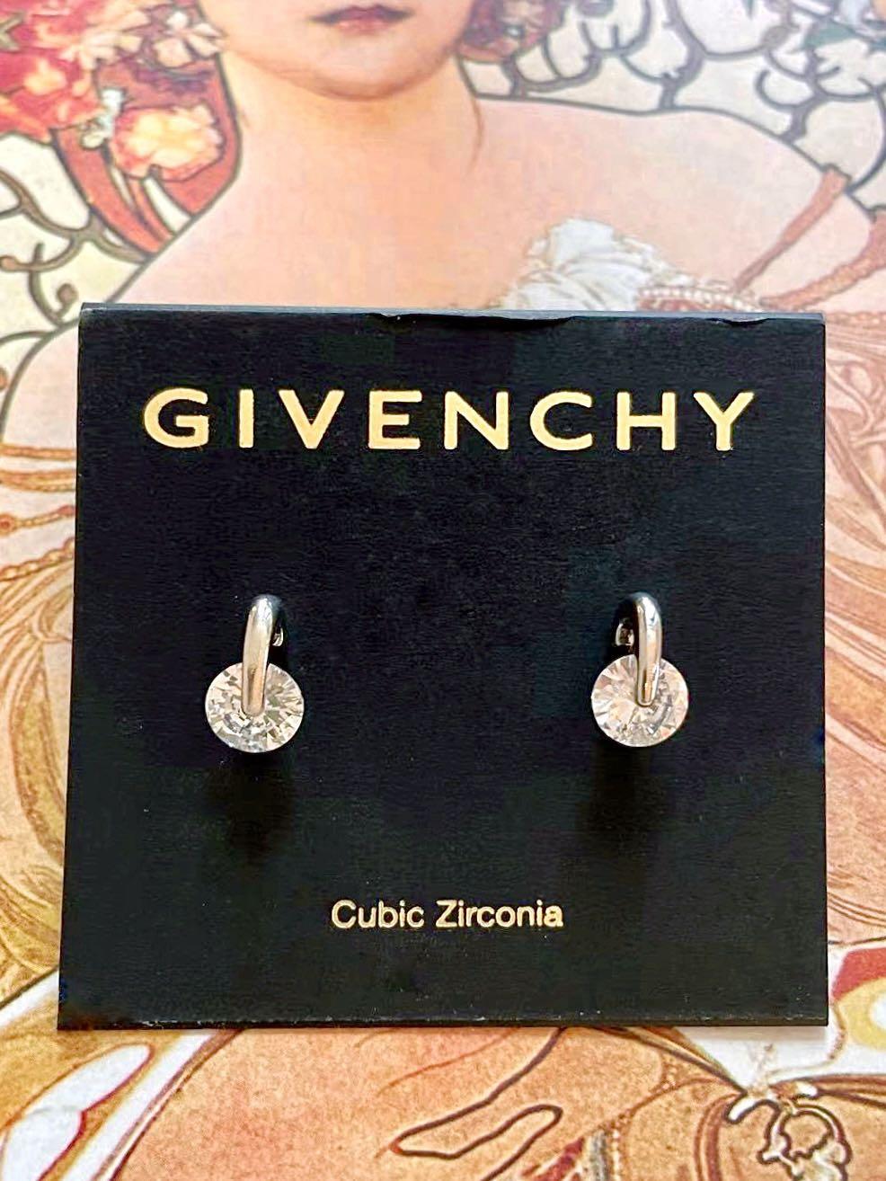 Givenchy cubic zirconia earrings deals