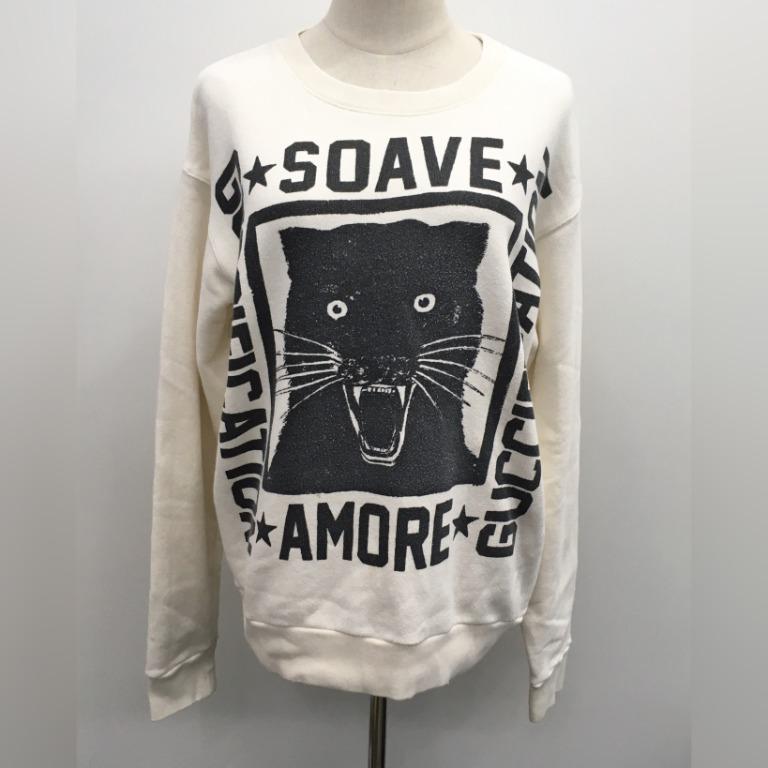Gucci black store cat sweater