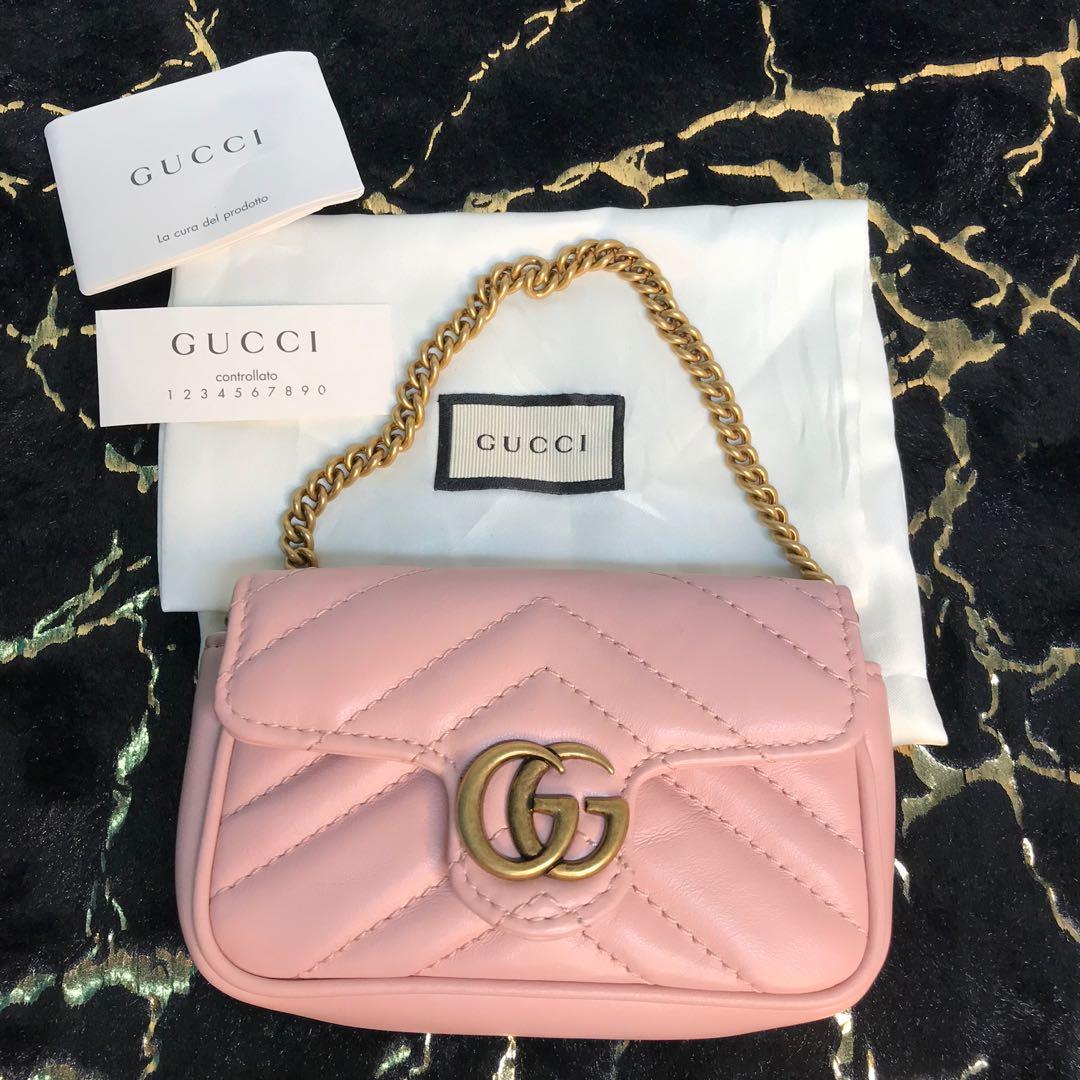 Gucci marmont chain coin purse clearance