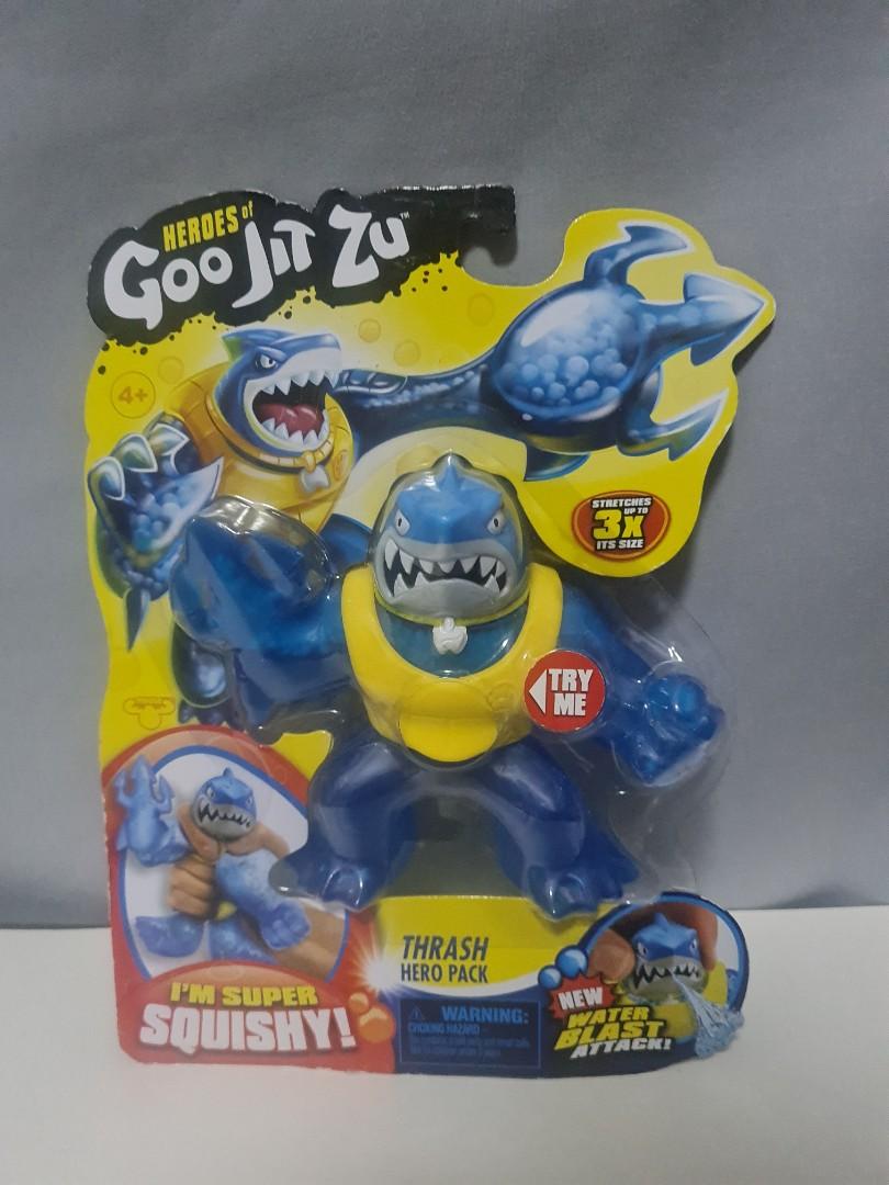 Heroes of Goo Jit Zu Action Figure, 1-Pack Thrash the Shark 