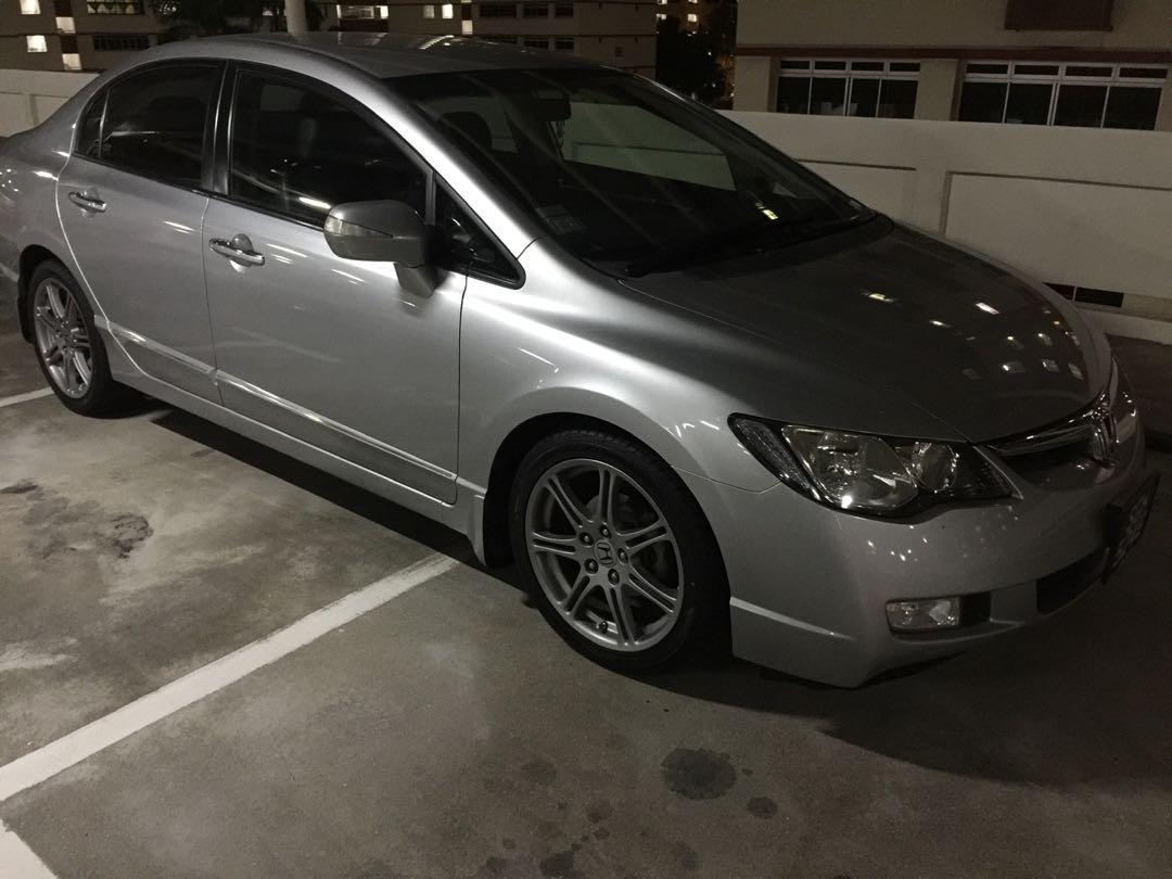 Honda Civic FD 17” Rims (Enkei Original), Car Accessories, Tyres & Rims on Carousell