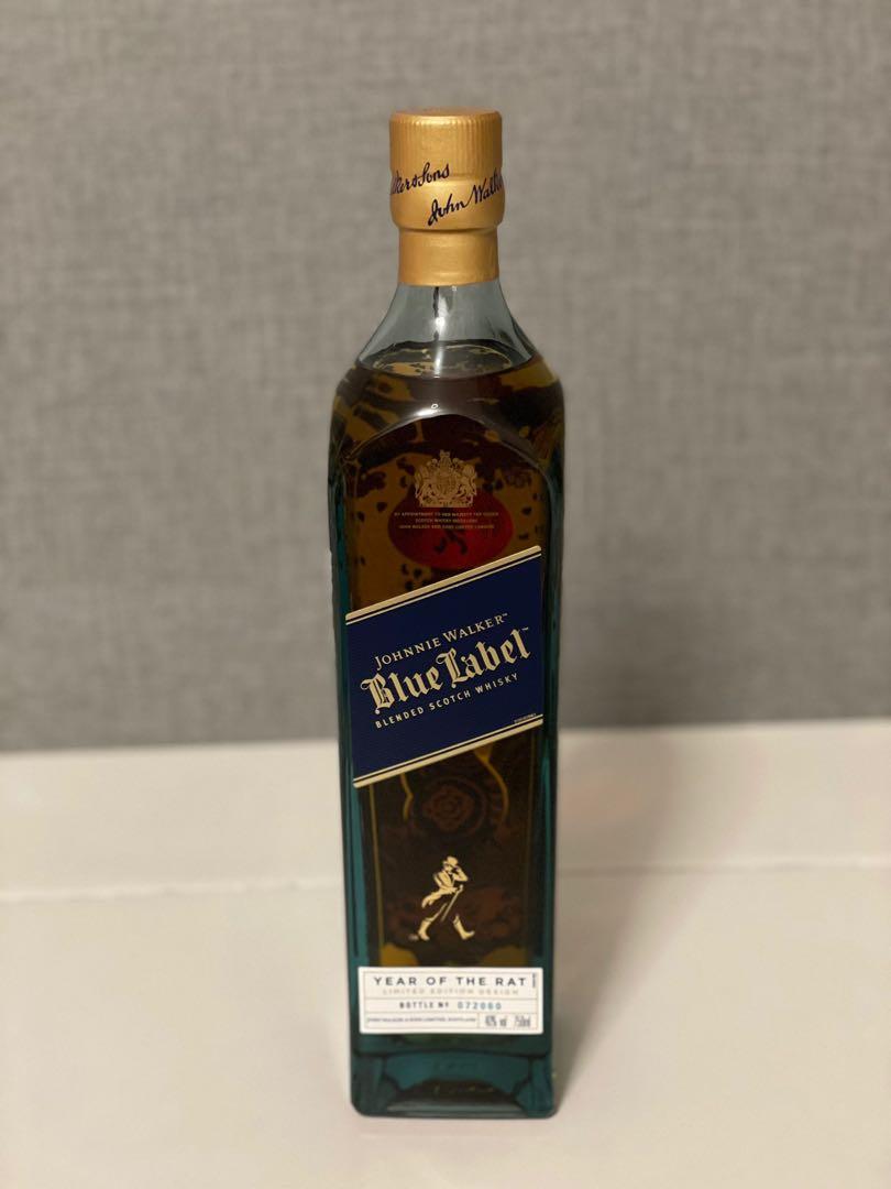 Johnnie Walker Blue Label Limited Edition (year of rat), Food ...
