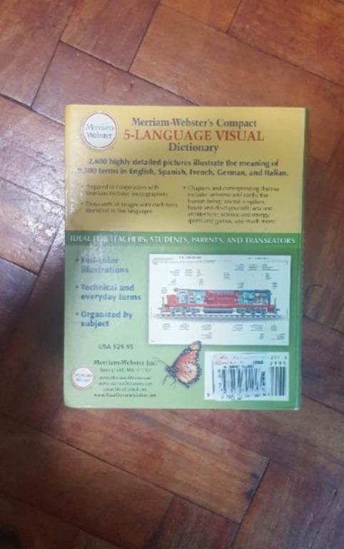 Meriam Webster's Compact 5-Language Visual Dictionary, Computers & Tech ...