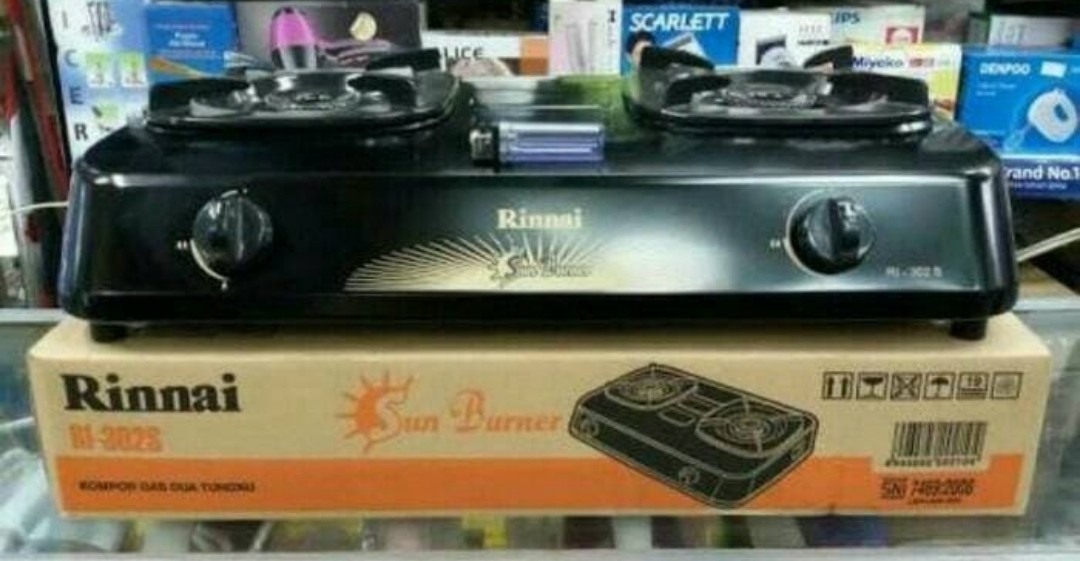 NEW] Kompor Gas Rinnai Kompor 2 Tungku Rinnai RI-512 DLX, Kitchen u0026  Appliances di Carousell
