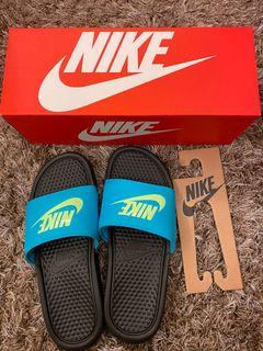 nike benassi original vs palsu