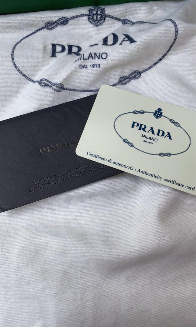 Prada Saffiano Cuir Verde Tote Bag (Category: Luxury Bags & Wallets) located in Makati City. Submitted by jshin43 (Listing ID 1081641579, Image 3). Description: Bought in Firenze, Italy. With minimal flaws in the Saffiano leather. Bag still in good condition. Slightly used. .