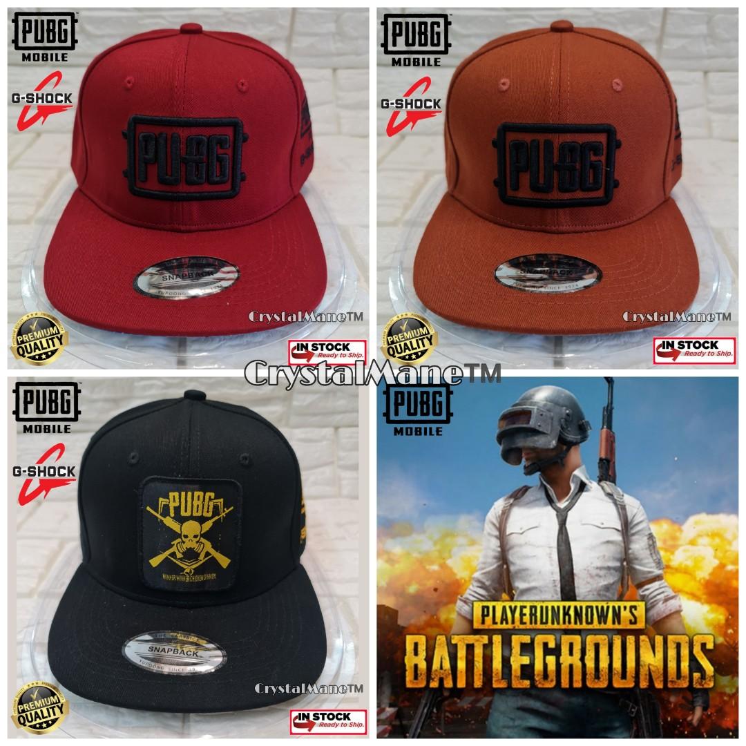 PUBG G Shock Snap Back Cap .Topi Dewasa Snap Back.In Stock