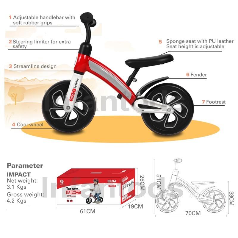 Q play impact balance bike clearance