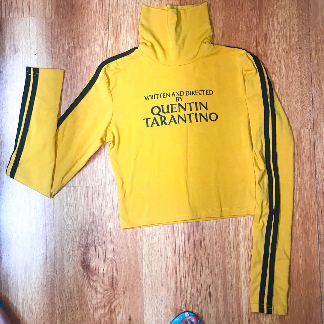 Quentin tarantino yellow turtleneck sales