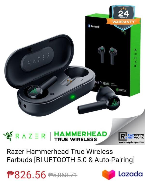 Razer Hammerhead True Wireless Earbuds Audio Portable Audio Accessories On Carousell