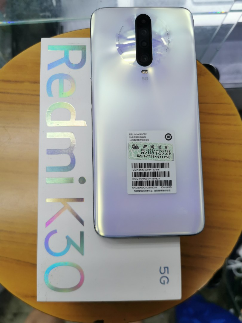 交渉中」値下げ、xiaomi redmi k30 6/128GB 中国版 少し訳あり