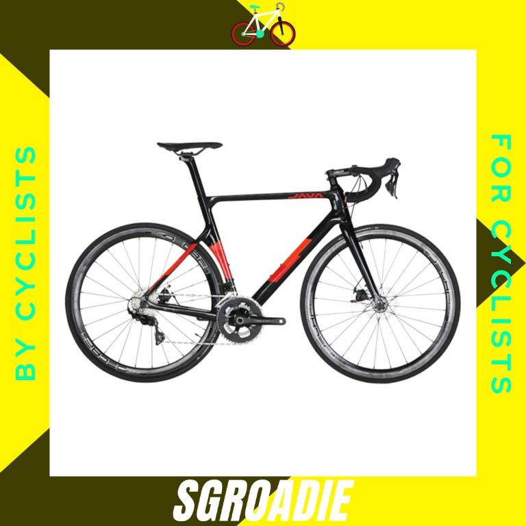 Rim Brake, DECAF/Shimano 105 Groupset) Java Vesuvio Full Carbon