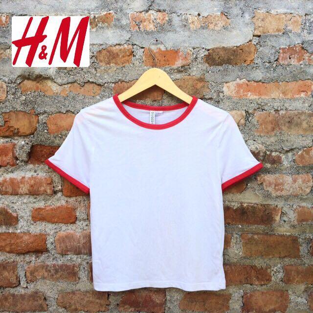 Ringer tee h m. Kaos polos hnm Fesyen Wanita Pakaian Wanita