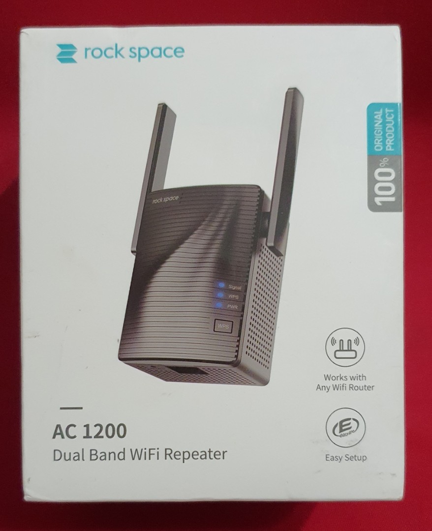 Rock space ac1200 dual band wifi repeater