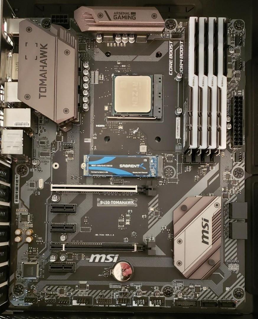 Ryzen 5 3600 b450 tomahawk hot sale