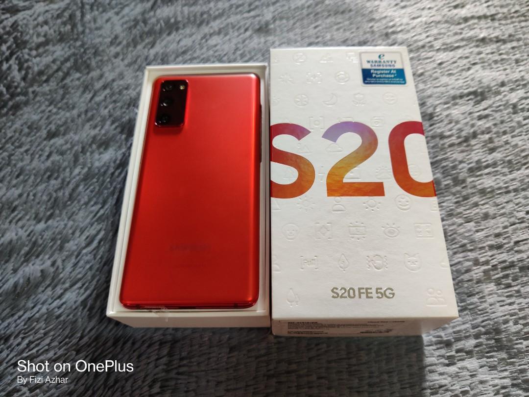 Samsung Galaxy S Fe 5g 256gb Myset Red Mobile Phones Tablets Android Phones Samsung On Carousell