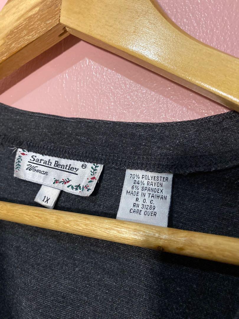 SARAH BENTLEY WOMAN Basic gray oversized cardigan (Category: Coats, Jackets and Outerwear) located in Makati City. Submitted by closetsquad (Listing ID 1081807829, Image 2). Description: 🔱From US package; branded items 🇺🇸Needs dry-cleaning/steaming due to storage 🇺🇸TAKE NOTE: Prices are final based on BRAND, QUALITY, CONDITION & MATERIAL of item. THESE ARE PRE-LOVED MANAGE UR EXPECTATIONS! 🔱Width, length, wash tag posted (see pics) 🌺 NO wh