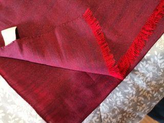 Shiny Maroon Shawl