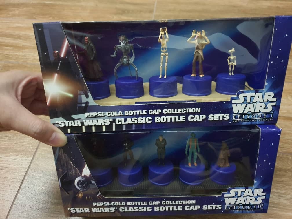 Star Wars Pepsi Bottle Cap Set, Hobbies & Toys, Collectibles