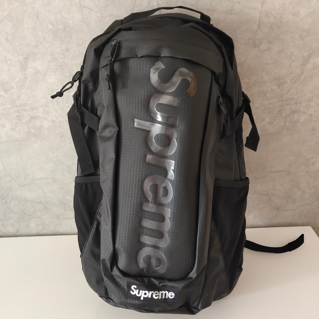 Supreme 21SS backpack全黑, 男裝, 袋, 背包- Carousell