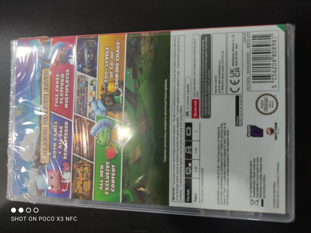Switch OVERCOOKED ALL YOU CAN EAT(eu) (Category: Nintendo) located in Makati City. Submitted by yomyom_onlineshop (Listing ID 1081729008, Image 2). Description: For Sale Only Brandnew Sealed No To trade Delivery within the day Taguig Market Market Can book Via lalamove Less Time Less Effort Cod,Gcash,Banktransfer.
