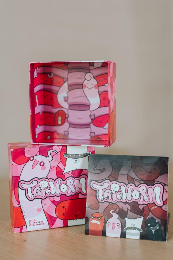 Tapeworm Board Game Card Game Retail edition (Kickstarter), Hobbies