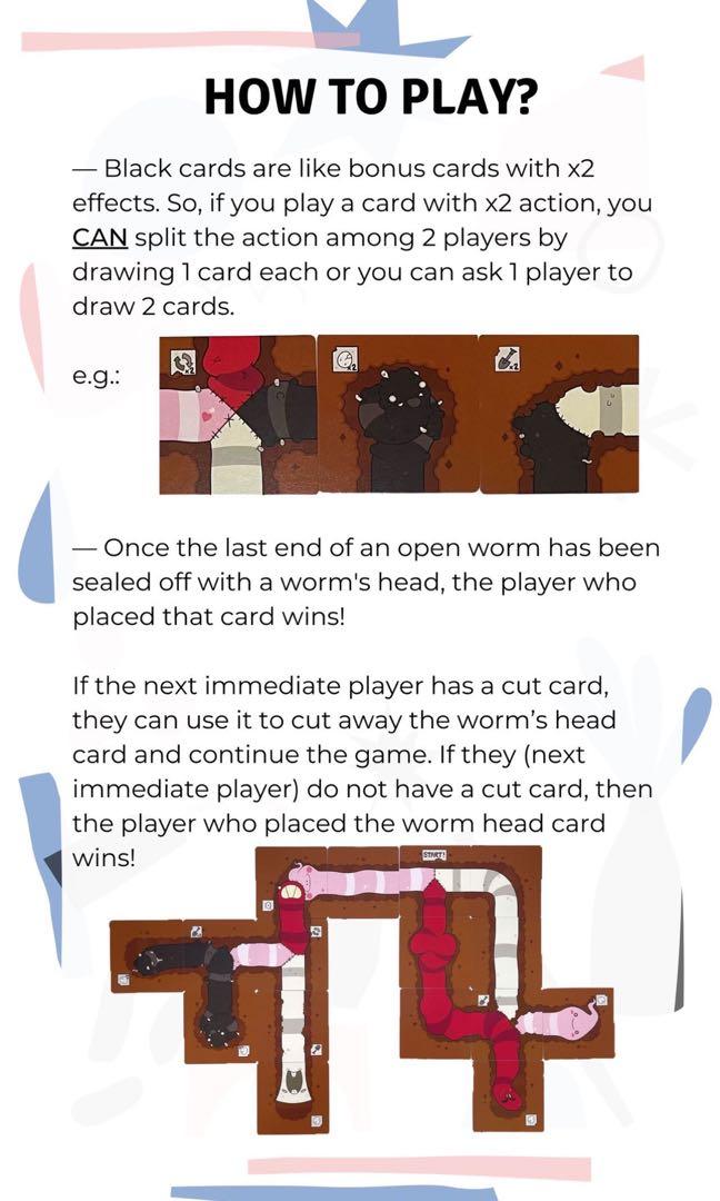 Tapeworm Board Game Card Game Retail edition (Kickstarter), Hobbies