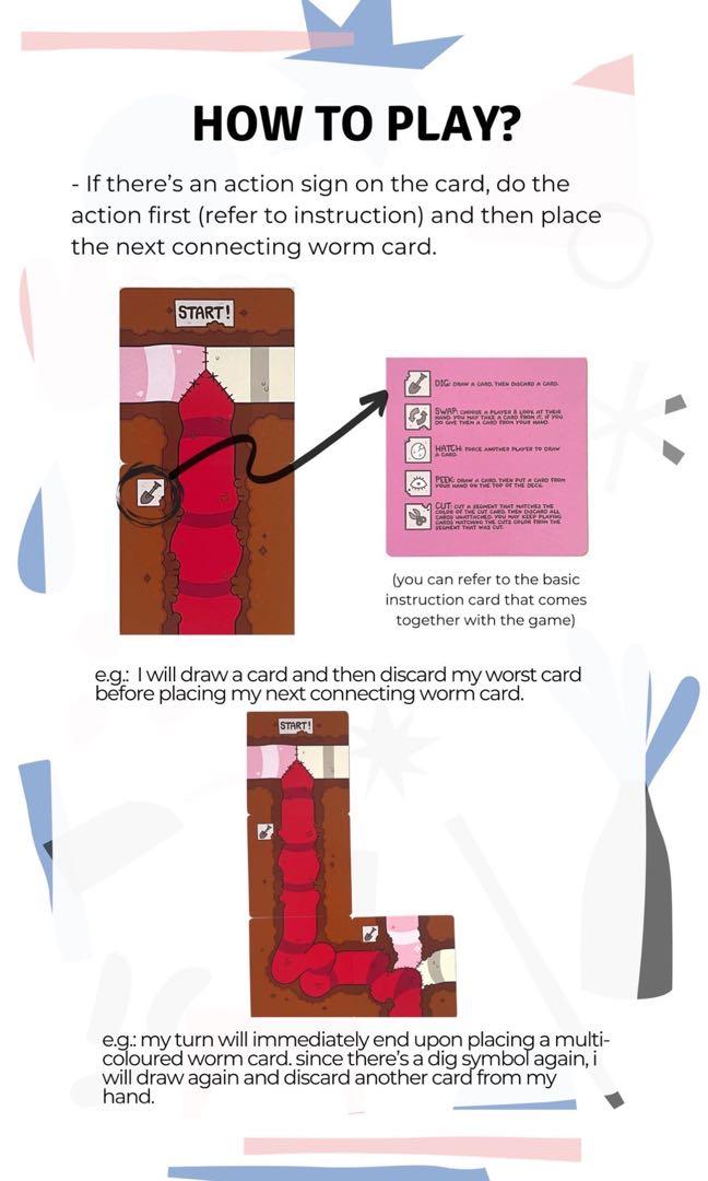 Tapeworm Board Game Card Game Retail edition (Kickstarter), Hobbies