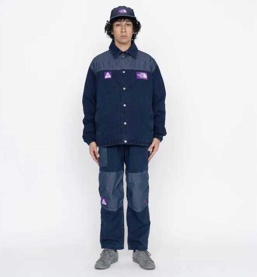 TNF JPN Purple Label x PALACE Indigo Ripstop Coach Jacket, 男裝