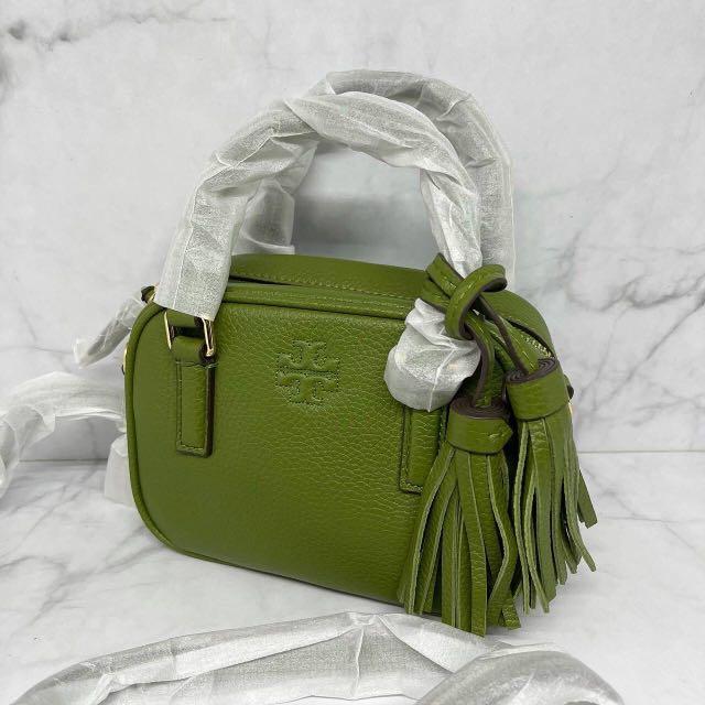 Bags, Tory Burch Thea Mini Snatchel Spinach