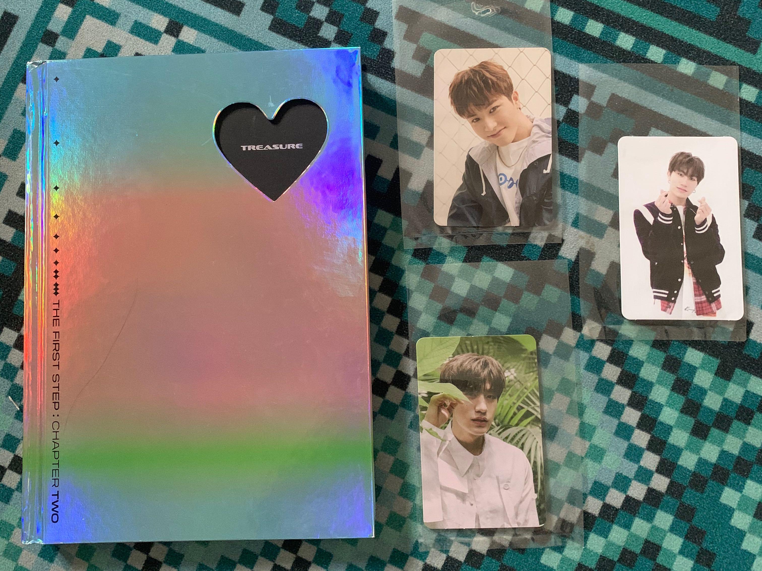 treasure the first step chapter 2 black version album [pc yedam junghwan],  Hobbies  Toys, Collectibles  Memorabilia, K-Wave on Carousell