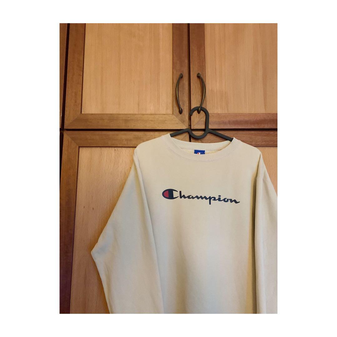 Champion sweater cream best sale en español