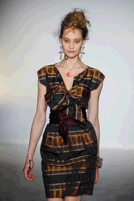 Vivienne Westwood Red Label Tartan Dress, Women's Fashion ...