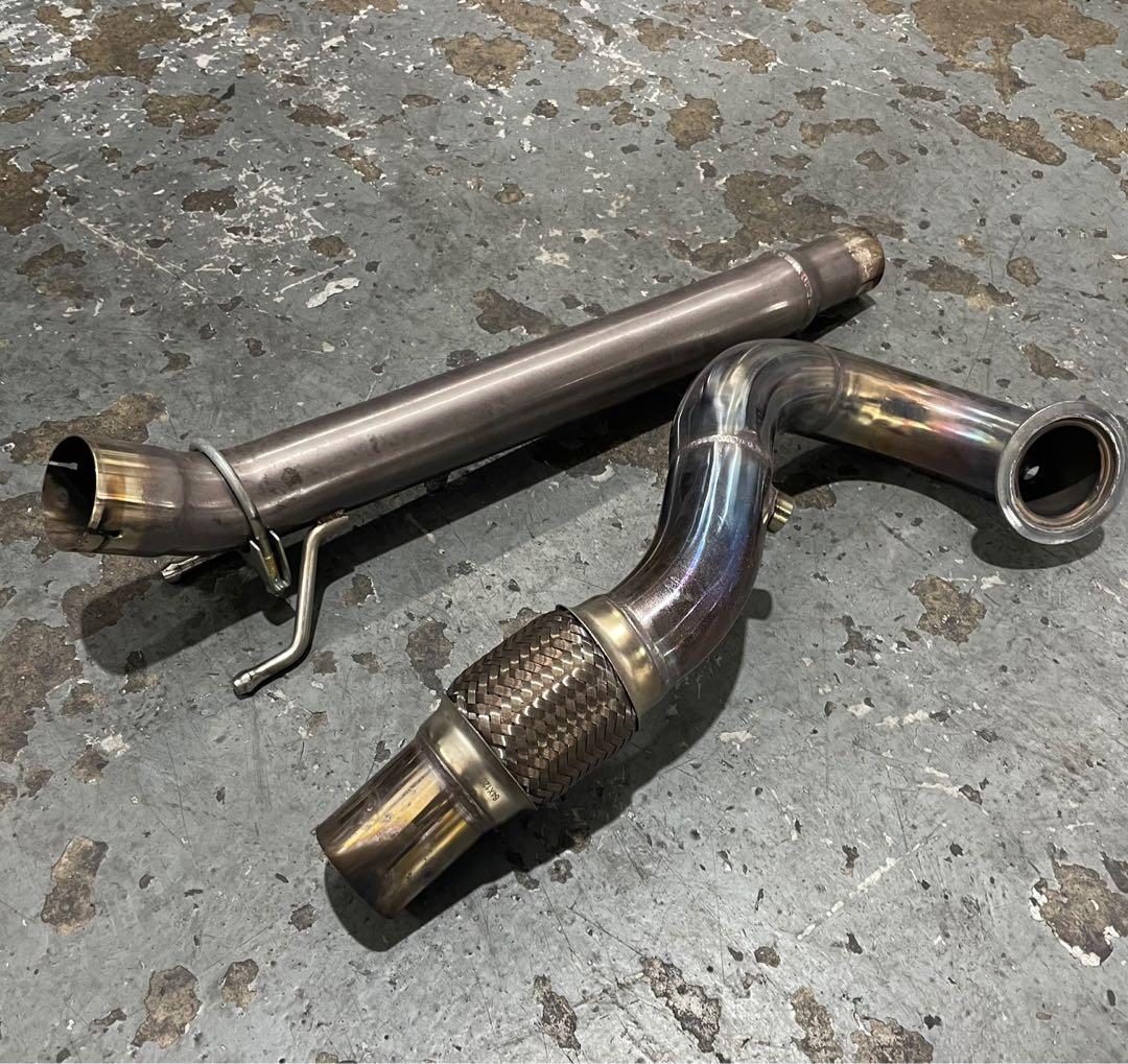 downpipe in car