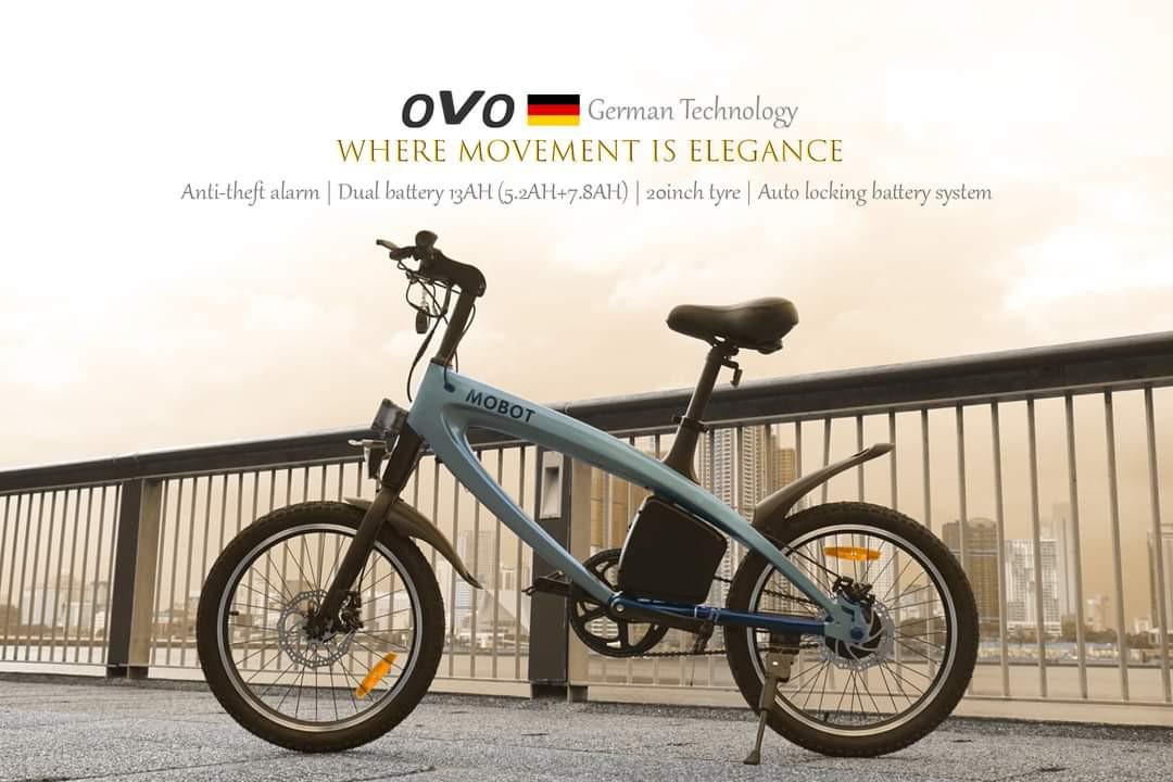 OVO Electric Bicycle Ebike 20 inches 36V Battery LTA Approval