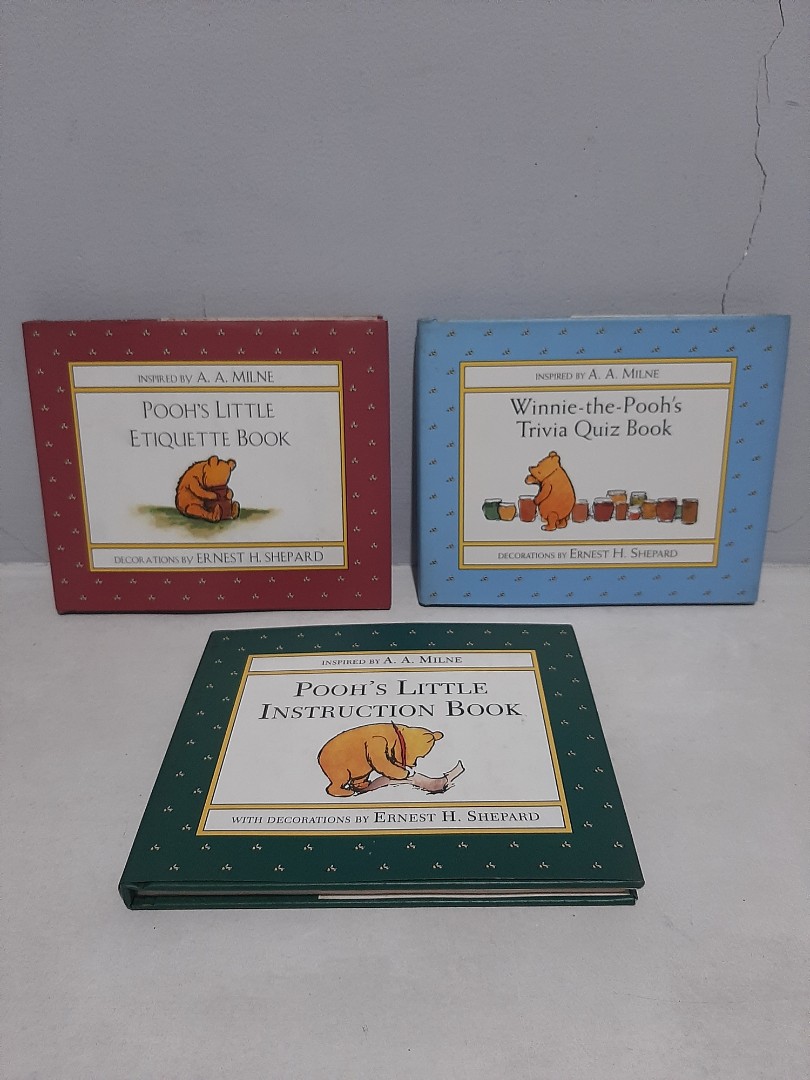 Winnie The Pooh Book Set Hobbies Toys Books Magazines Children S Books On Carousell