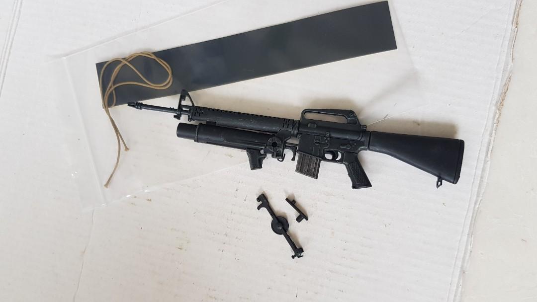 1/6 scale ACE Navy Seal team Vietnam M16 with launcher rifle, Hobbies ...