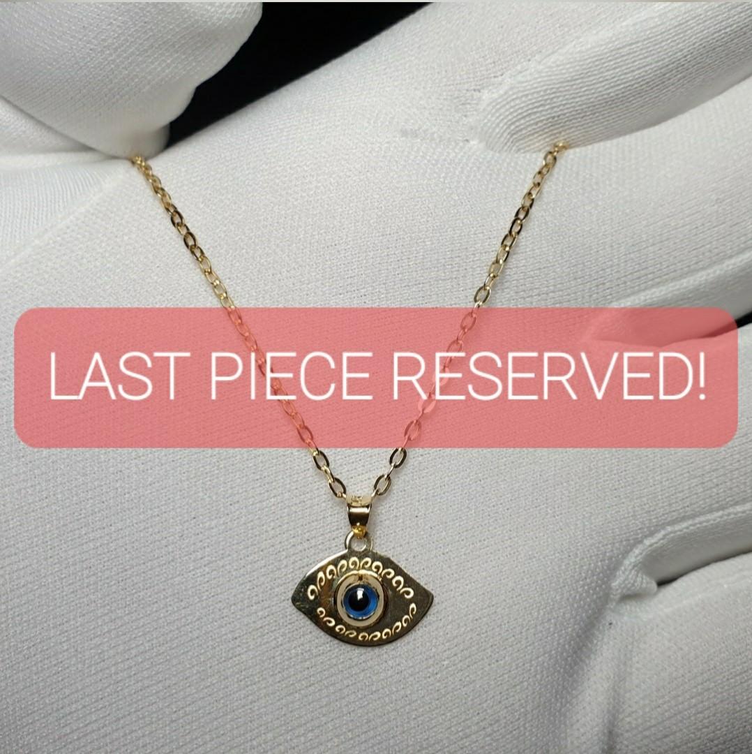 18k Gold Fengshui Evil Eye Pendant 