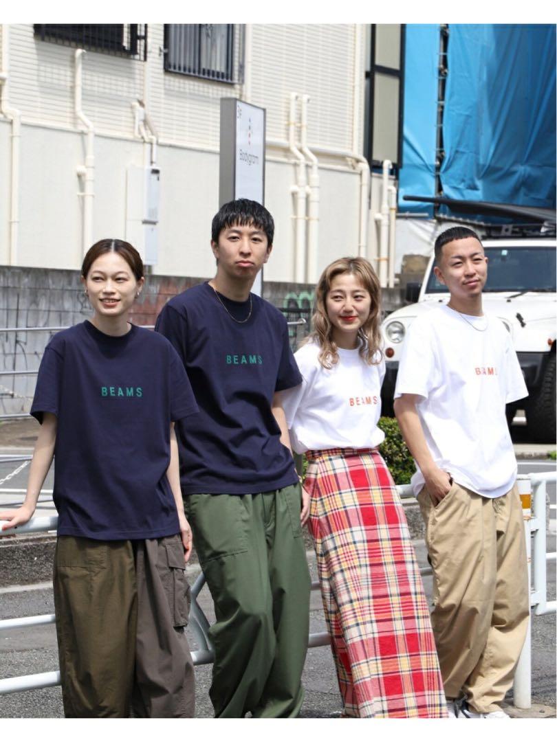 現貨日本beams Logo Tee Shirt 男女款 女裝 女裝上衣 外套 Carousell