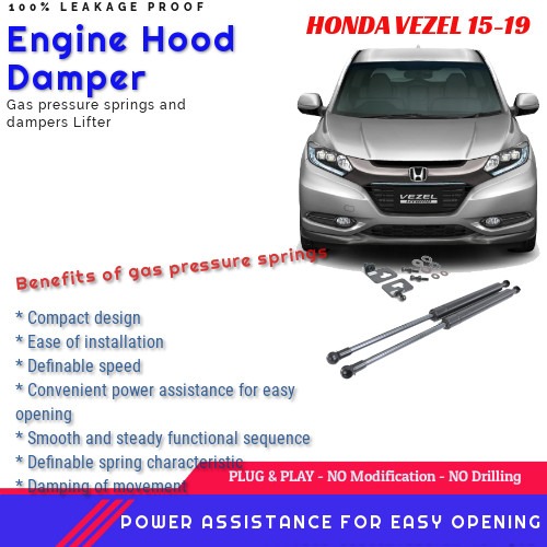 Engine Hood Damper Shock Lifter for Honda Vezel , Civic FC , Car
