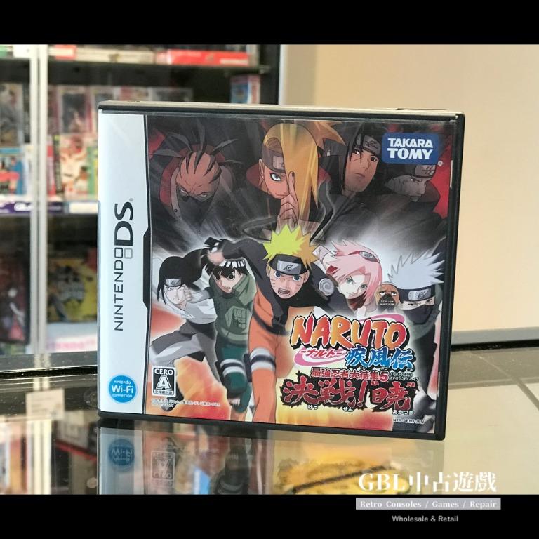 旺角實體店 Nds 日版火影忍者狐忍疾風傳最強忍者大結集5 決戰 曉 Naruto ナルト 疾風伝最強忍者大結集5 決戦 暁 遊戲機 遊戲機遊戲